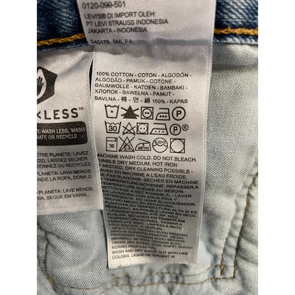 Levis 559 Jeans Mens 38x32 (Fits 36x31) Relaxed Straight‎ Fit Classic Denim
